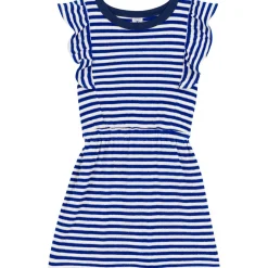 Randig Klänning Marinblå>Petit Bateau Discount