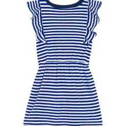 Randig Klänning Marinblå>Petit Bateau Discount