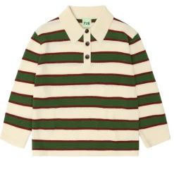Randig Polo Ecru>FUB Online