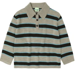 Randig Polo Oat Melange>FUB Online