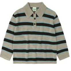 Randig Polo Oat Melange>FUB Online