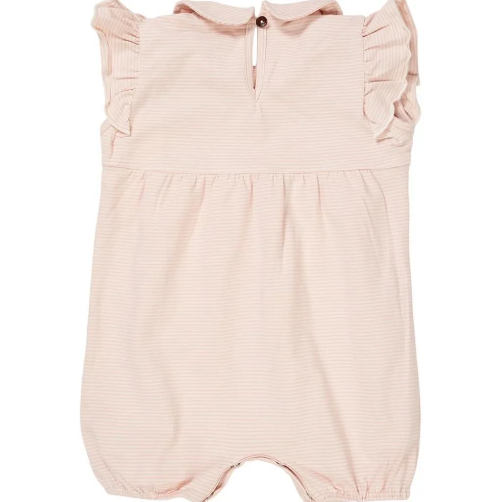 Randig Romper Dusty Rose Cream Stripe>Copenhagen Colors