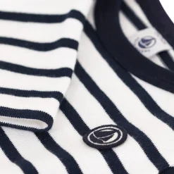 Randig Tröja Marinblå>Petit Bateau