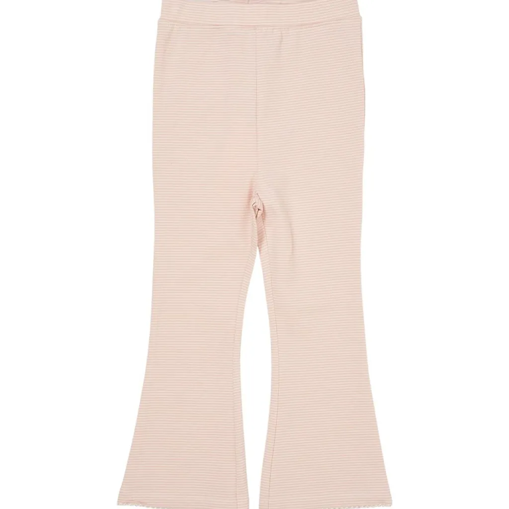 Randiga Byxor Med Flärp Dusty Rose Cream Stripe>Copenhagen Colors Clearance