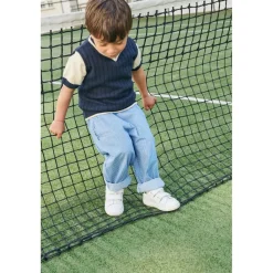 Randiga Byxor Sharp Blue><noscript><img width=