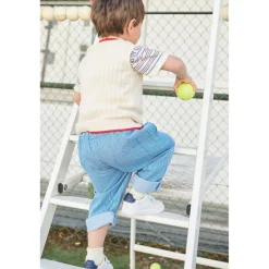 Randiga Byxor Sharp Blue><noscript><img width=
