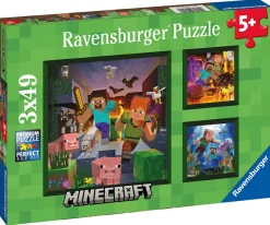 Biomes Minecraft - Pussel Mix>Ravensburger New