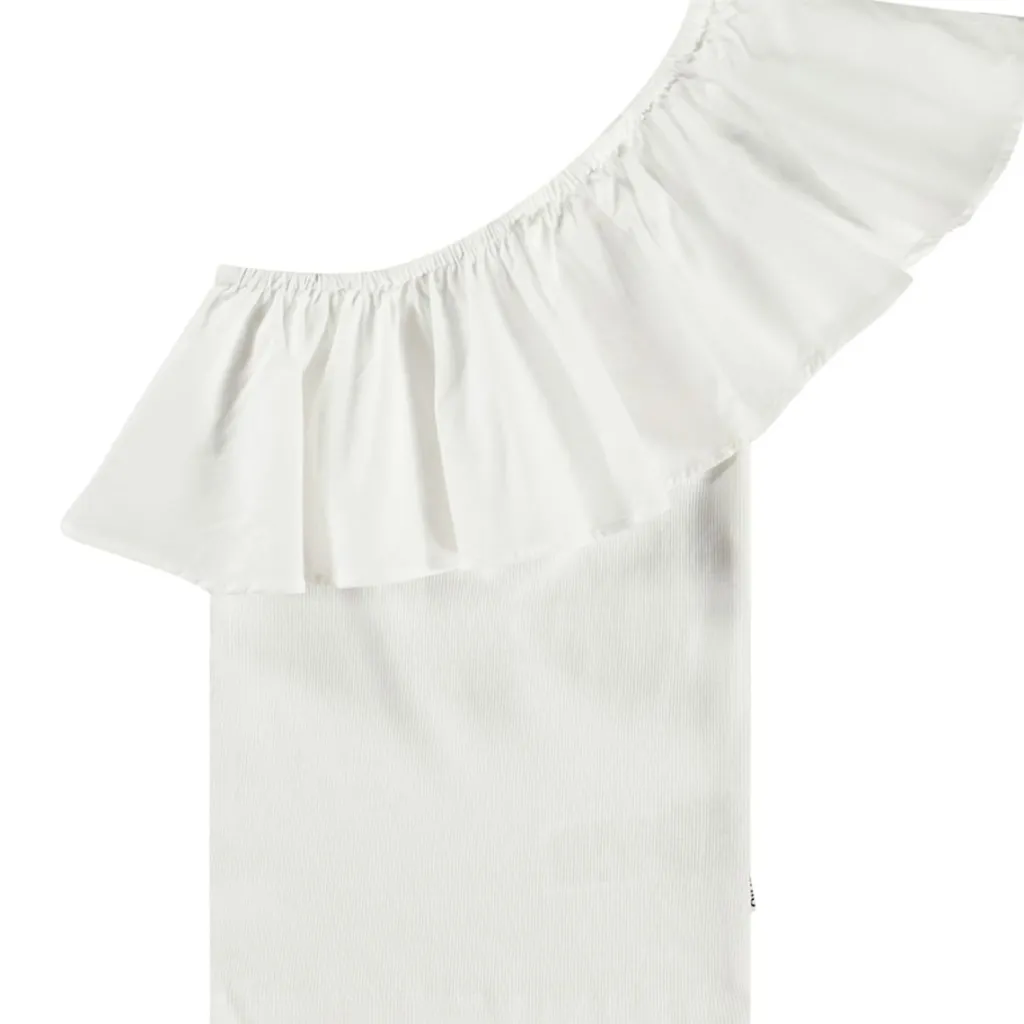 Rebecca Sleeveless Top Crisp White>Molo Sale