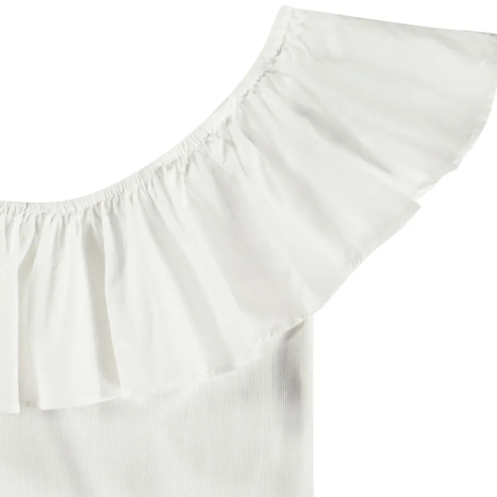 Rebecca Sleeveless Top Crisp White>Molo Sale