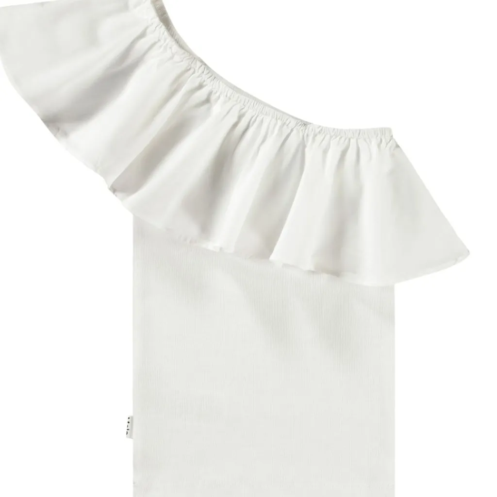 Rebecca Sleeveless Top Crisp White>Molo Sale