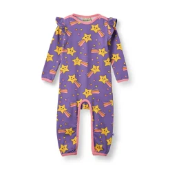 Reegnt With Shooting Star Långärmad Babydräkt Royal Purple>Småfolk Online