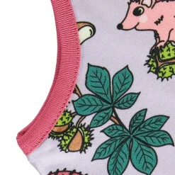 Reversible balaclava with hedgehogs and Fall leaves Orchid Petal><noscript><img width=