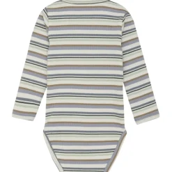 Ribbad Baby Body Blue Fog>Minymo Clearance
