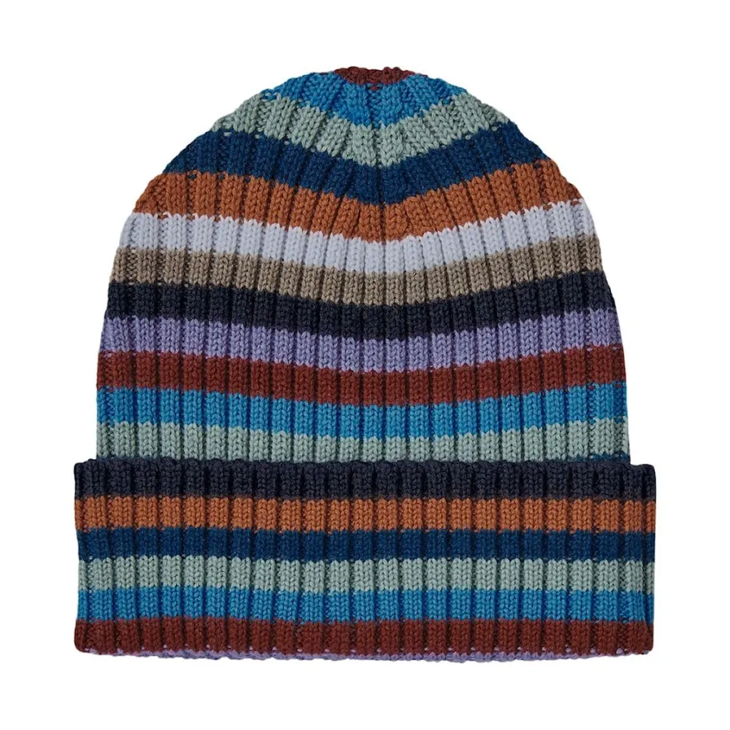 Ribbad Mössa Multi Stripe>FUB Discount