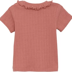 Ribbad T-shirt Old Rose>EnFant Discount