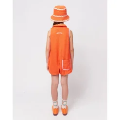 Ribbon Gift Terry Towel Playsuit Red><noscript><img width=