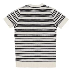 Ribbstickad Blus Navy Stripe>Copenhagen Colors Clearance