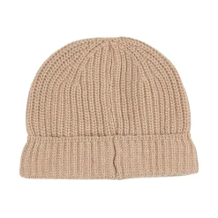 Ribbstickad Mössa Beige>My Little Cozmo Online
