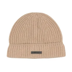 Ribbstickad Mössa Beige>My Little Cozmo Best