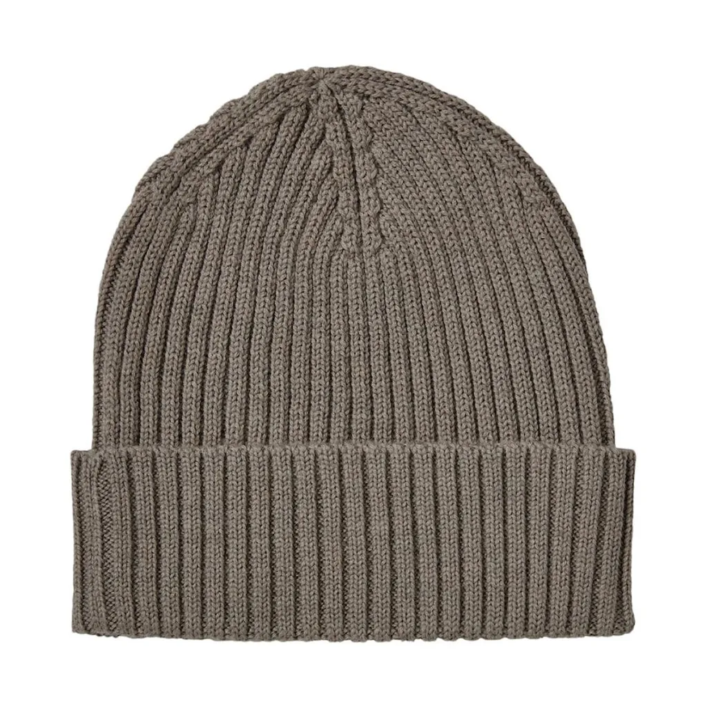 Ribbstickad mössa Hazel Melange>FUB Outlet