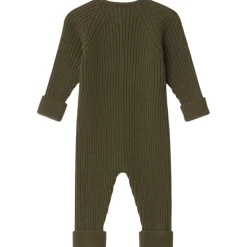 Ribbstickad Onesie Olivgrön>garbo&friends Best