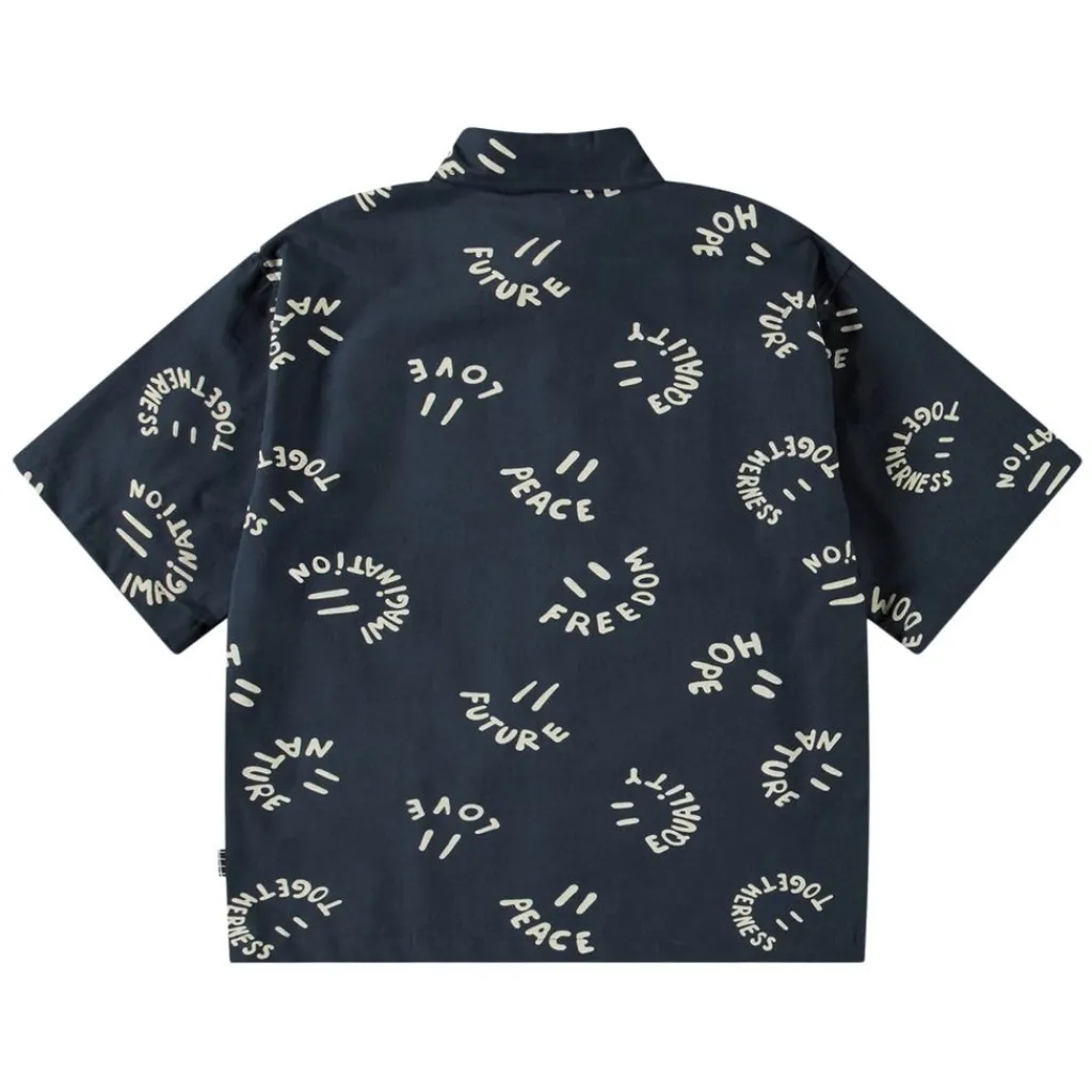 Richie Long Sleeve Shirt Smile Words>Molo Discount