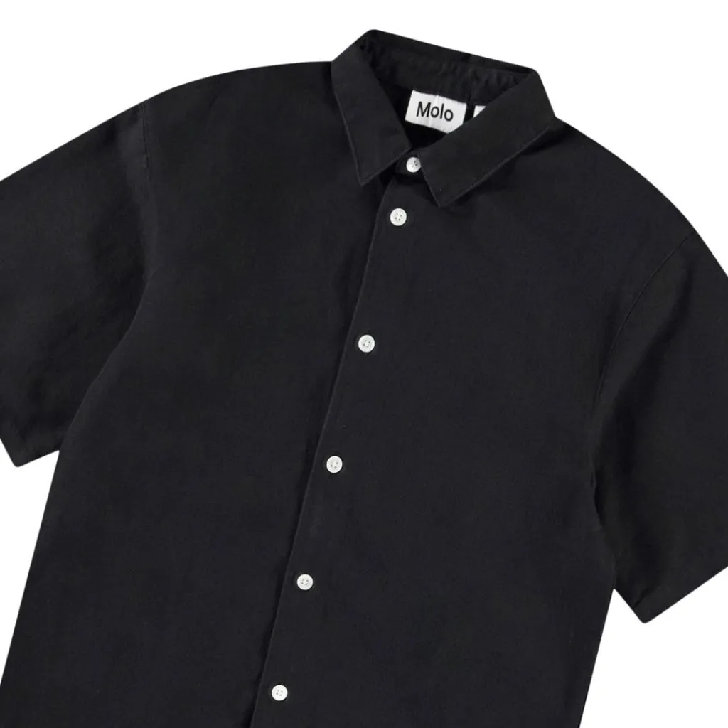 Richie Shirt Black>Molo Clearance