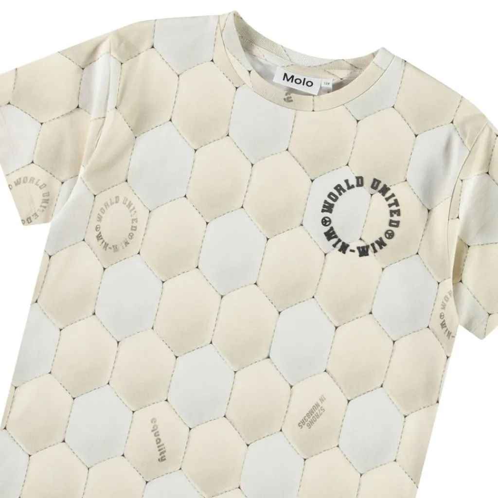 Riley Short Sleeve T-Shirt Football Calm>Molo Sale