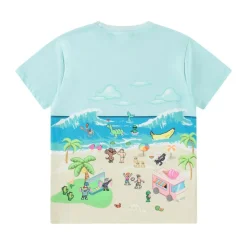 Riley Short Sleeve T-Shirt Pixel Beach>Molo Hot