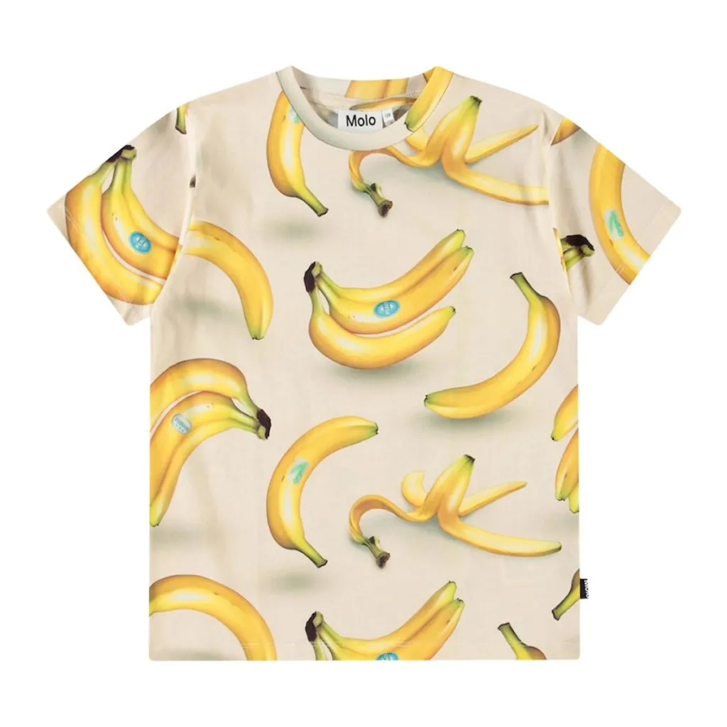 Riley Short Sleeve T-Shirt Bananas>Molo Best