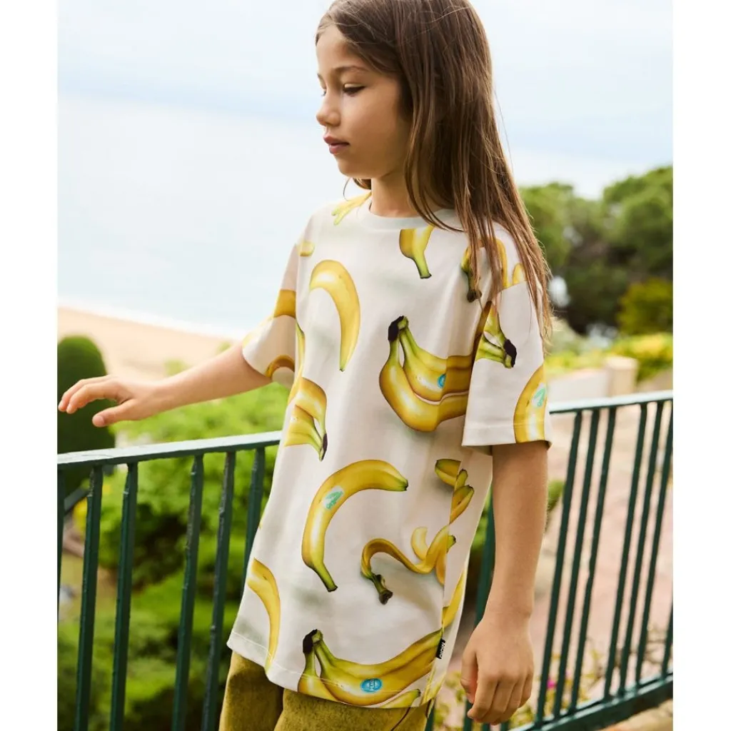 Riley Short Sleeve T-Shirt Bananas>Molo Best