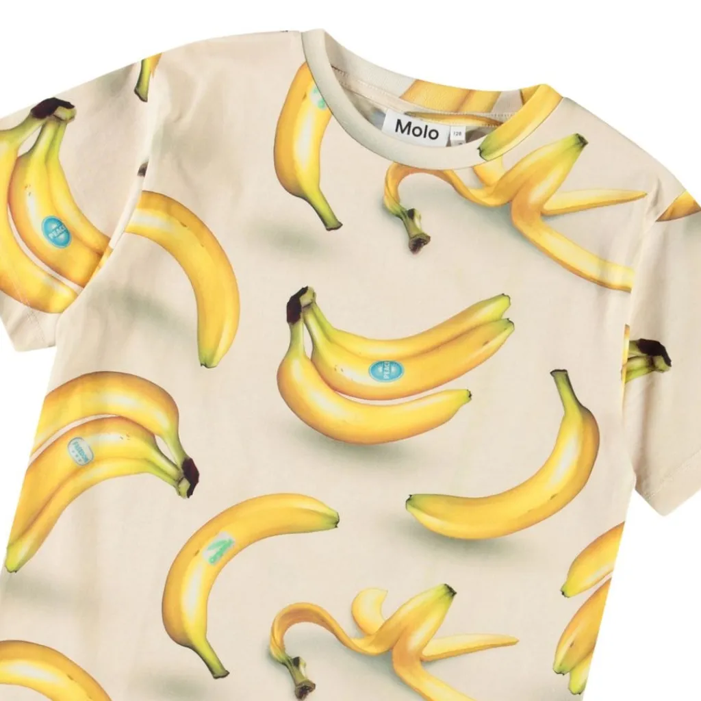 Riley Short Sleeve T-Shirt Bananas>Molo Best