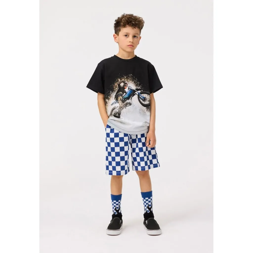 Riley Short-Sleeved T-Shirt Water Wheelie>Molo New