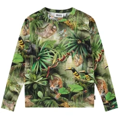 Rill Long Sleeve T-shirt Jungle Animals>Molo Online