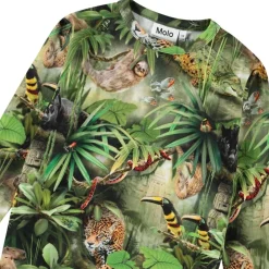 Rill Long Sleeve T-shirt Jungle Animals>Molo Online