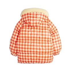 Ritzratz Patch Gingham Vadderad Jacka Red><noscript><img width=