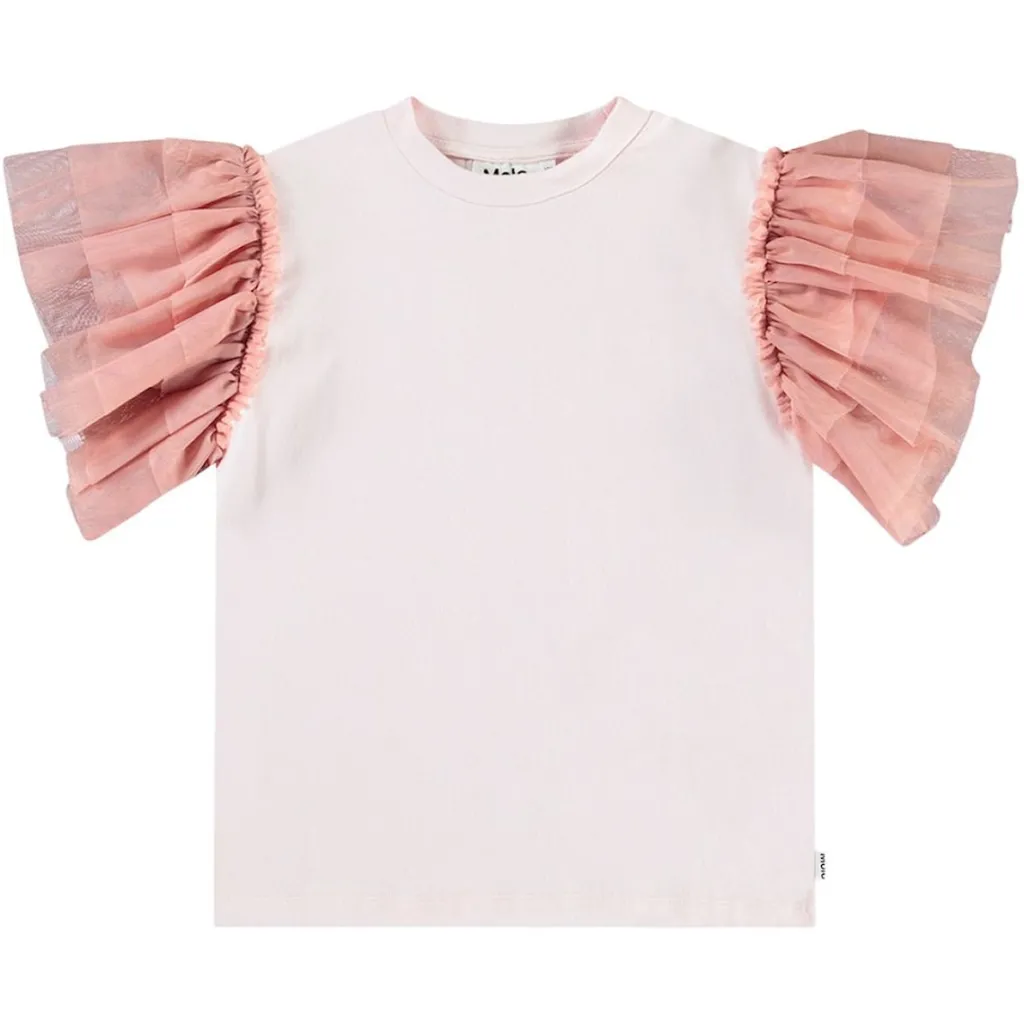 Robyn Short Sleeve T-Shirt Charlotte Pink>Molo New