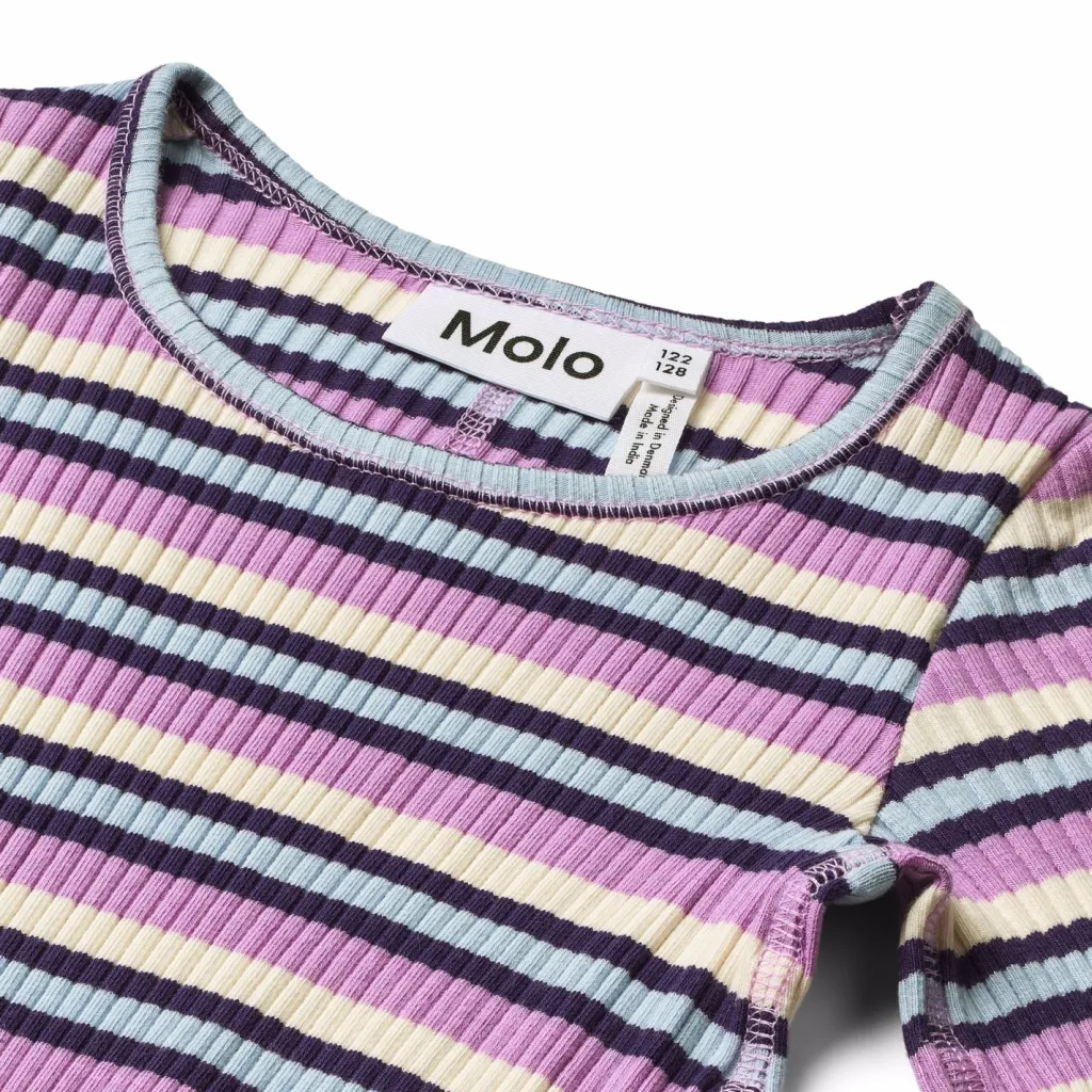 Rochelle Långärmad Top Cosmic Stripe>Molo Best