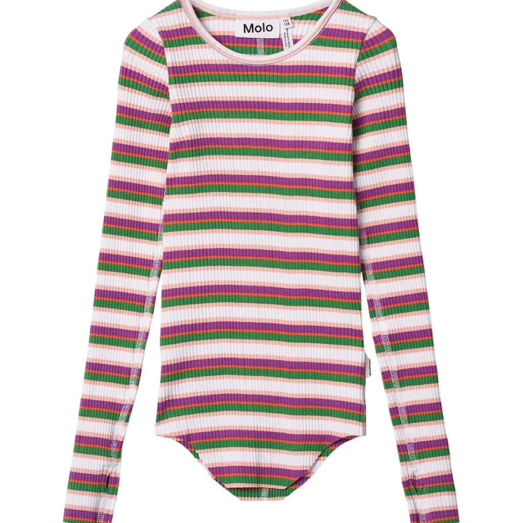 Rochelle Long Sleeve T-shirt Jungle Stripe>Molo Online
