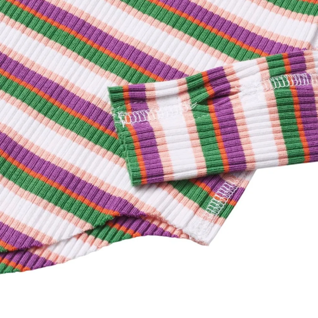 Rochelle Long Sleeve T-shirt Jungle Stripe>Molo Online