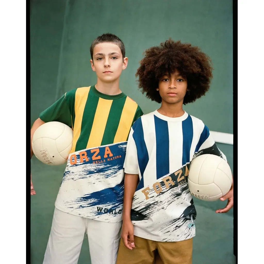 Rodney Short Sleeve T-Shirt Mash Up Neutral>Molo