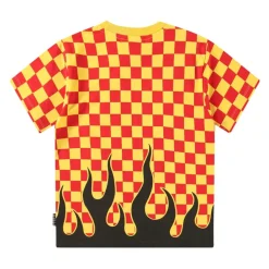 Rodney Short-Sleeved T-Shirt Flame Check><noscript><img width=