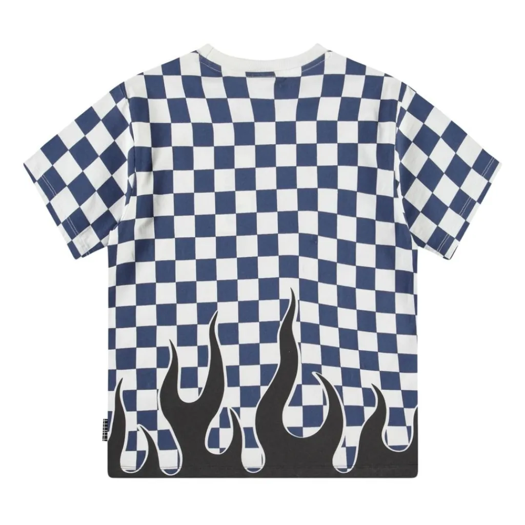 Rodney Short-Sleeved T-Shirt Courage Check>Molo Hot