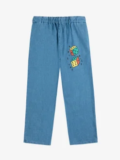 Roll The Dice Byxor I Denim Navy Blue>Bobo Choses