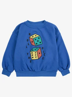 Roll The Dice Sweatshirt Blue>Bobo Choses Hot