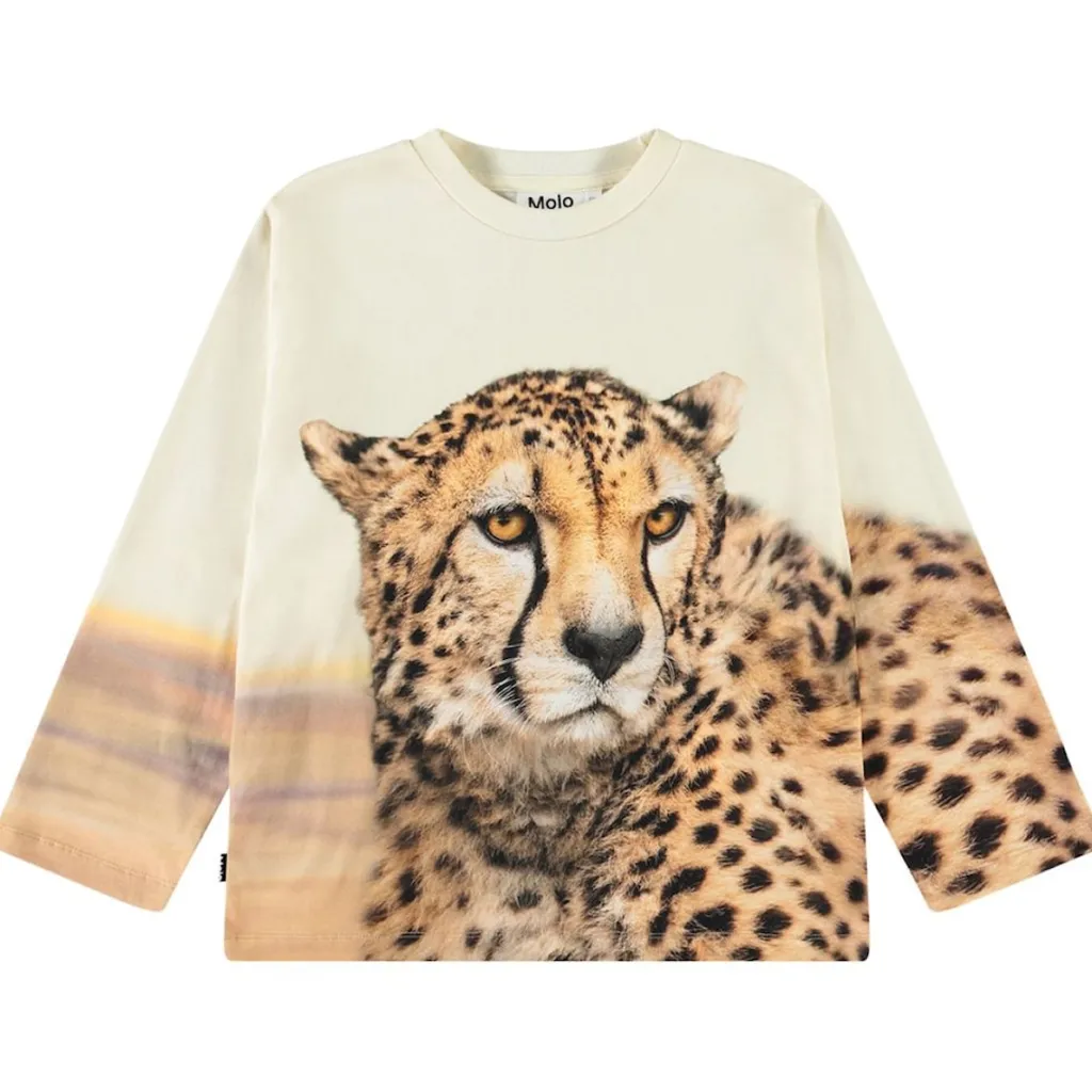 Rollo Long-Sleeved T-Shirt Big Cheetah Light>Molo Outlet