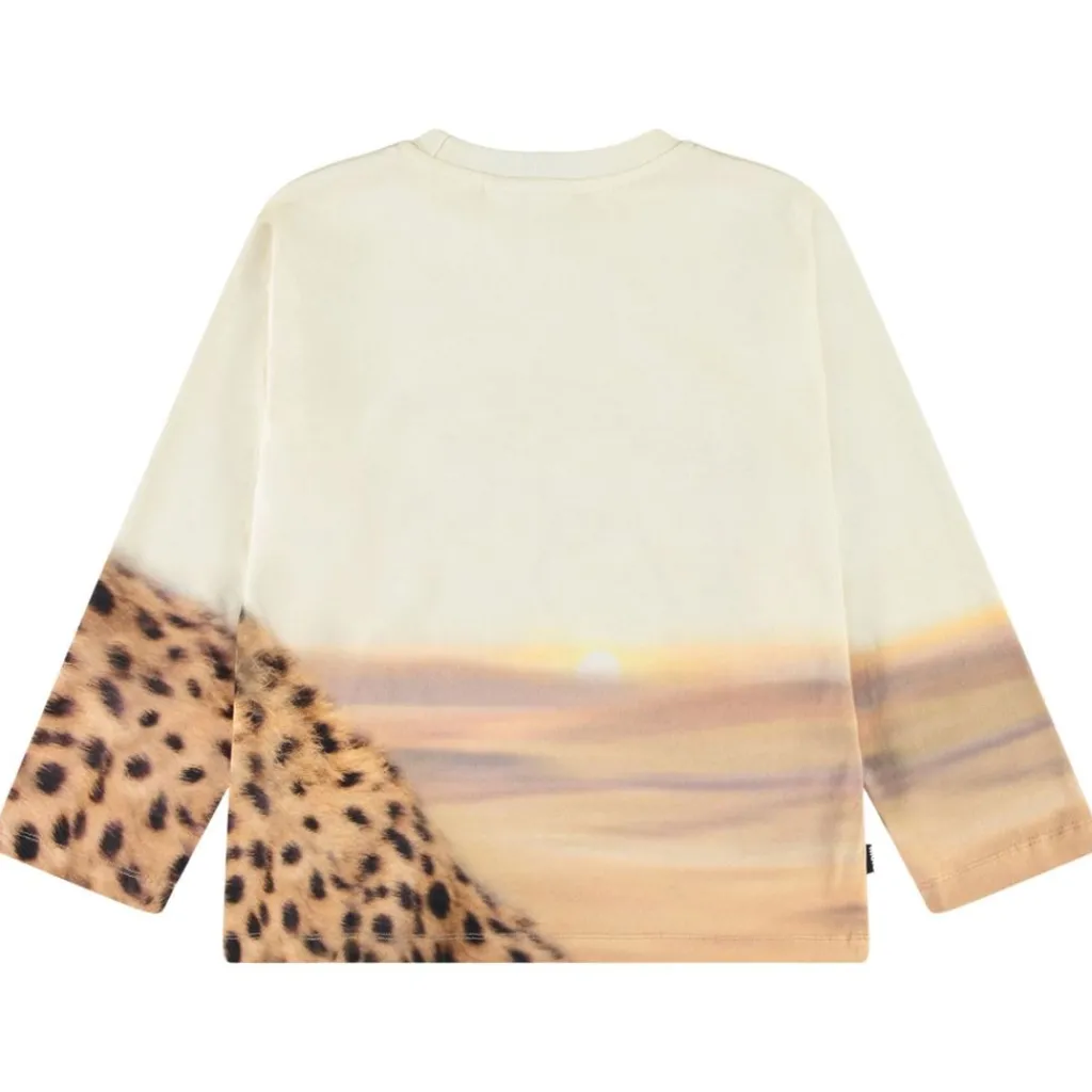 Rollo Long-Sleeved T-Shirt Big Cheetah Light>Molo Outlet