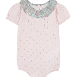 Romper I Pointelle Rosa>Tartine et Chocolat Clearance
