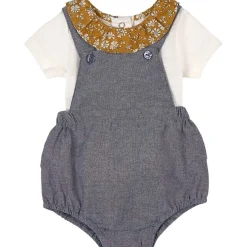 Romper-Set Blue Chambray>Absorba Discount