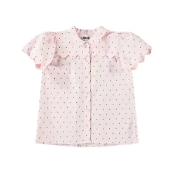 Ronda Short Sleeve Shirt Charlotte Pink>Molo